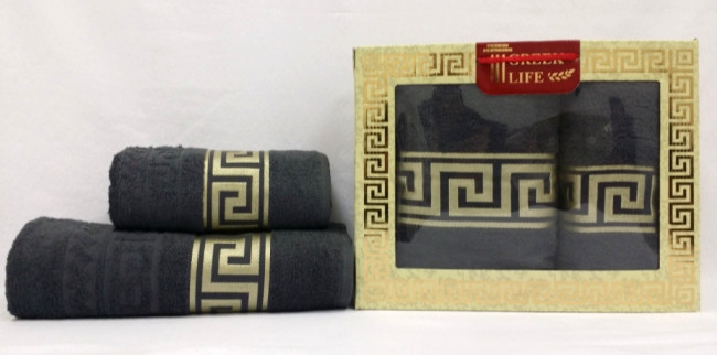 Набор полотенец DNZ GULCAN Greek Cotton 2 пр. AKGULB2-26