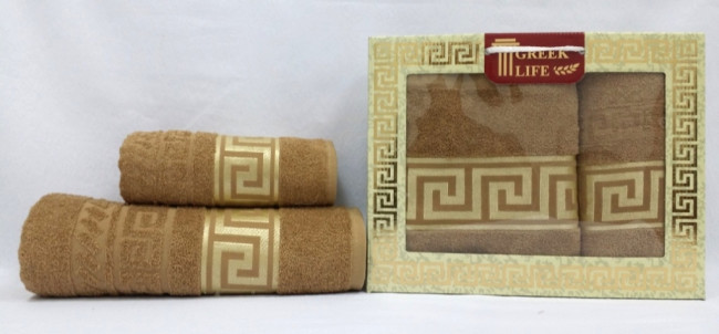 Набор полотенец DNZ GULCAN Greek Cotton 2 пр. AKGULB2-26