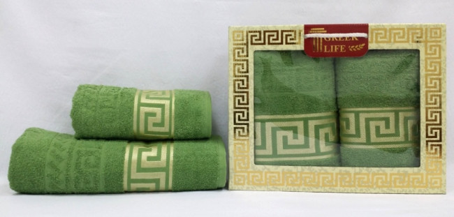 Набор полотенец DNZ GULCAN Greek Cotton 2 пр. AKGULB2-26