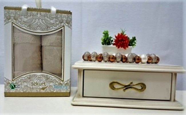 Набор полотенец OZKURT Bamboo SILVER 2 пр.