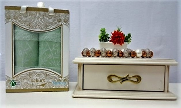 Набор полотенец OZKURT Bamboo SILVER 2 пр.