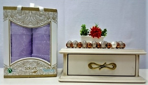 Набор полотенец OZKURT Bamboo SILVER 2 пр.