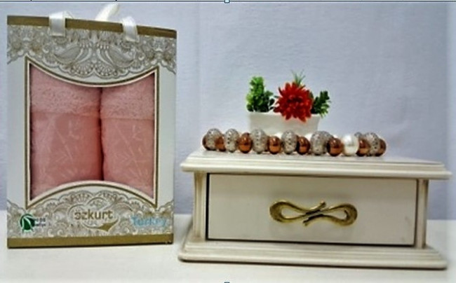 Набор полотенец OZKURT Bamboo SILVER 2 пр.