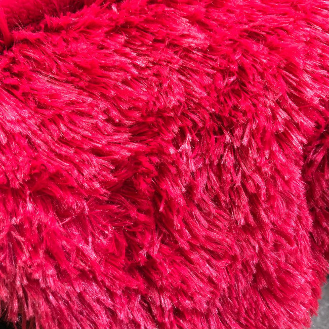 Меховой плед с длинным ворсом (Красный) PLMEX024 Меховой плед с длинным ворсом (Красный) PLMEX024