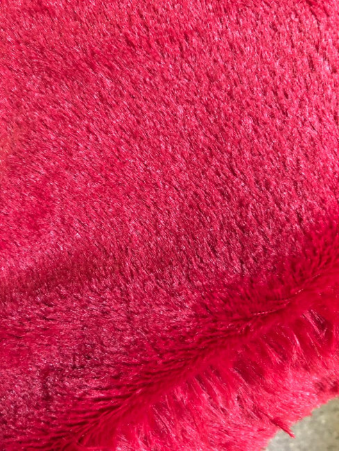 Меховой плед с длинным ворсом (Красный) PLMEX024 Меховой плед с длинным ворсом (Красный) PLMEX024