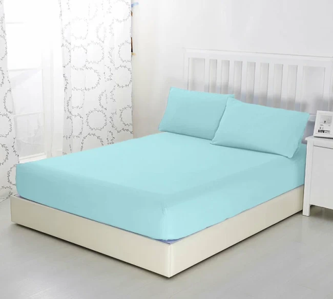 Простыня Tencel на резинке Мерцана (Бирюзовый) PRORT22 Простыня Tencel на резинке Мерцана (Бирюзовый) PRORT22