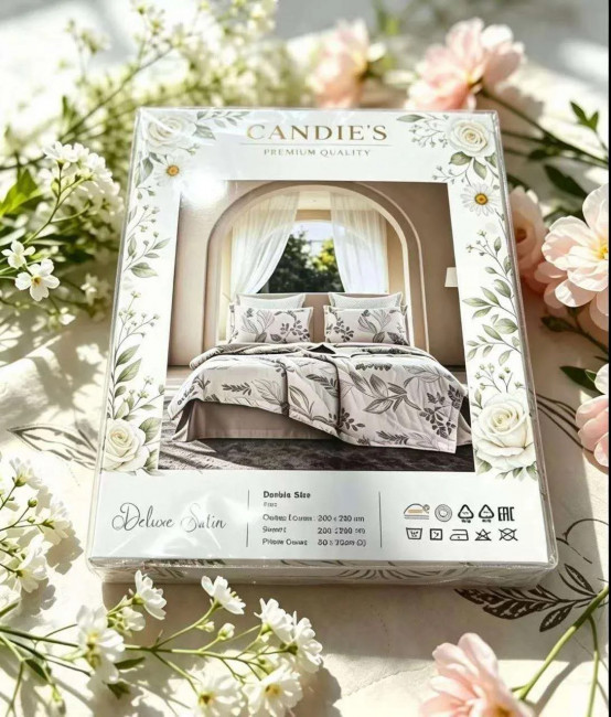 КПБ Candies Deluxe Satin со стеганным покрывалом CANDELS005