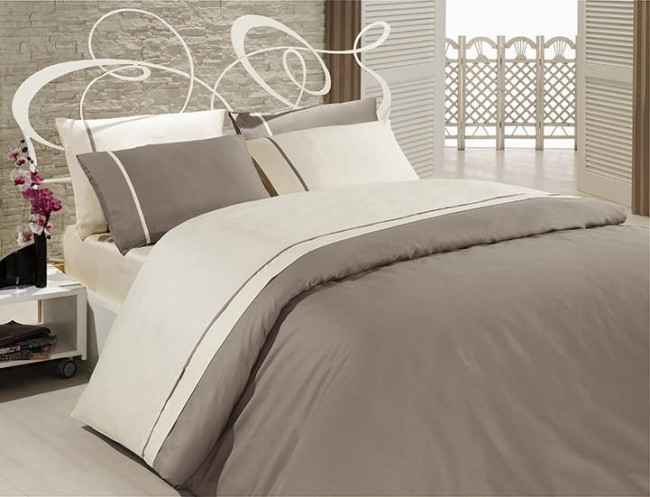 Постельное бельё First Choice Satin Vizon-krem Постельное бельё First Choice Satin Vizon-krem