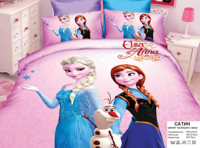 Детское постельное белье 1,5 сатин DET015