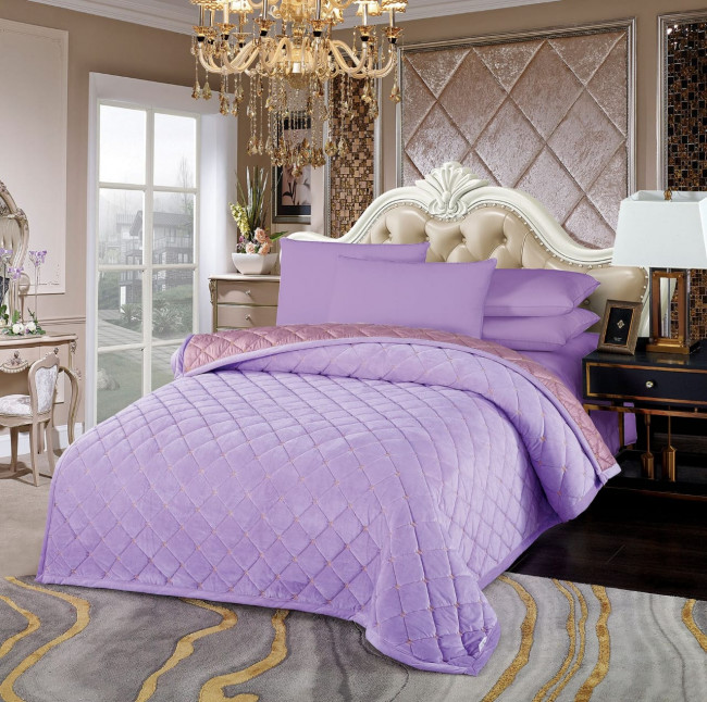 Покрывало Шанель цвет Сиреневый POKARHS11