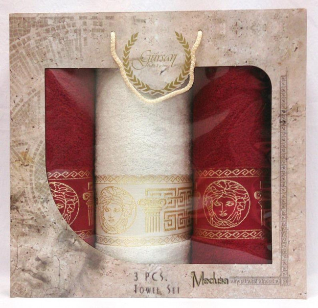 Полотенце GURSAN Medusa хлопок 3 пр.
