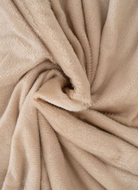 Меховой плед с длинным ворсом (Бежевый) PLMEX025 Меховой плед с длинным ворсом (Бежевый) PLMEX025