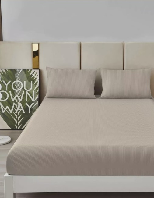 Простыня Страйп на резинке Мерцана MERCS008 (Дымчатый) Простыня Страйп на резинке Мерцана MERCS008 (Дымчатый)