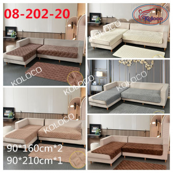 Дивандеки Универсальные  Велюр KOLOCO 08-203