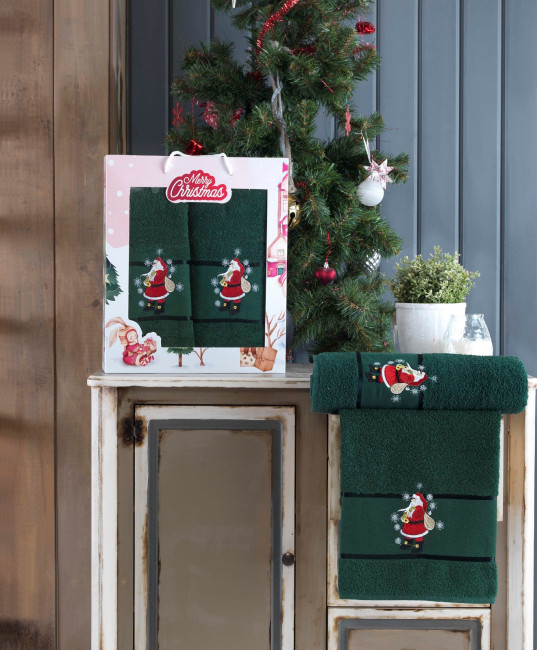 Полотенца Merry Christmas 2 шт. 50х90/70х140