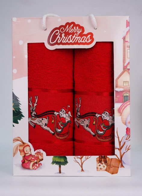 Полотенца Merry Christmas 2 шт. 50х90/70х140
