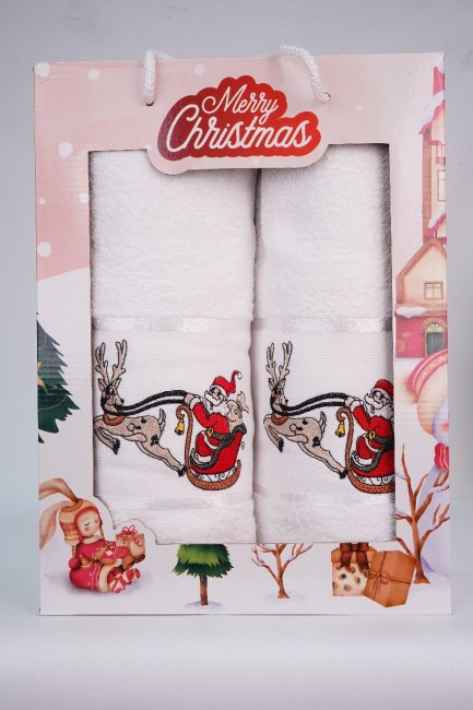 Полотенца Merry Christmas 2 шт. 50х90/70х140