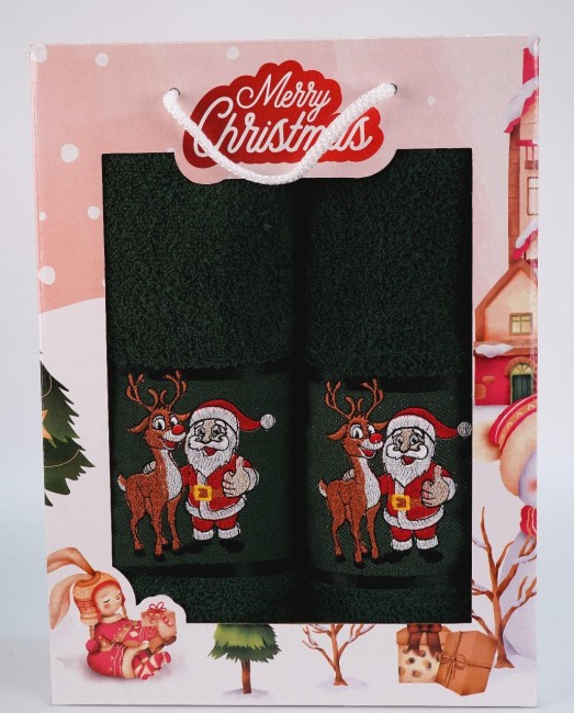 Полотенца Merry Christmas 2 шт. 50х90/70х140