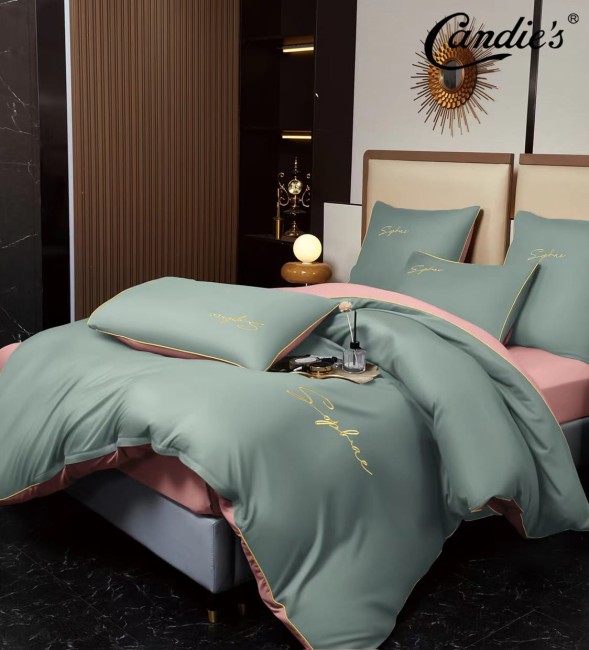 КПБ Candie's однотонный с вышивкой CANOV041