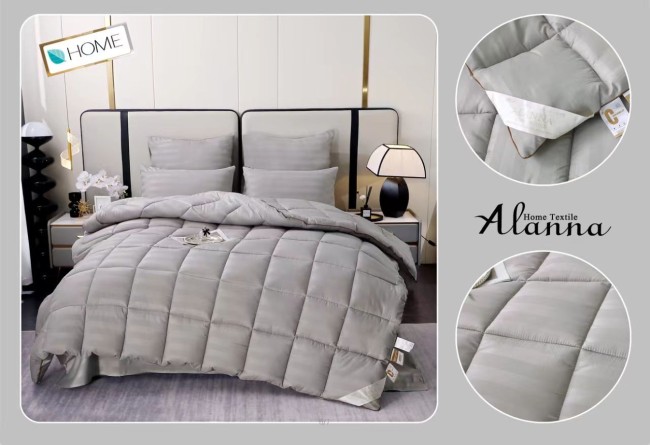 Одеяло Alanna Страйп-сатин с простыней и наволочками Зима ODALASS012 Одеяло Alanna Страйп-сатин с простыней и наволочками Зима ODALASS012