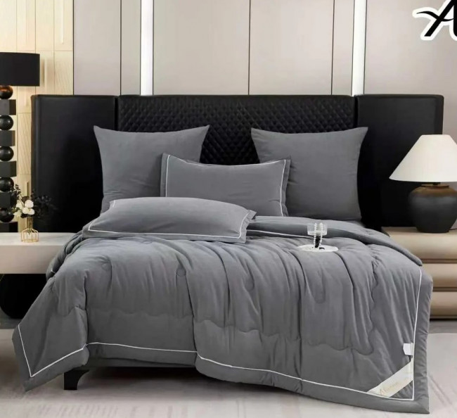 КПБ Alanna одеяло с простыней на резинке и наволочками Сатин Люкс ODLASLR01