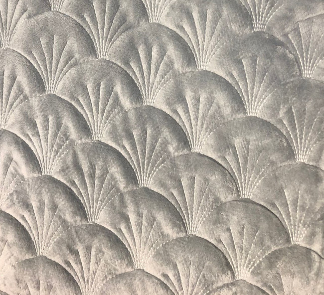 Покрывало VELUR цвет Светло-серый POKVL04 Покрывало VELUR цвет Светло-серый POKVL04