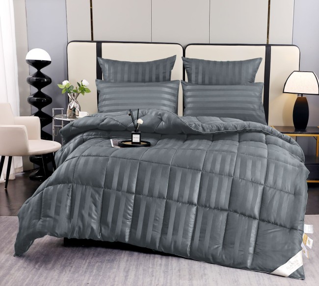 Одеяло Alanna Страйп-сатин с простыней и наволочками Зима ODALASS013 Одеяло Alanna Страйп-сатин с простыней и наволочками Зима ODALASS013