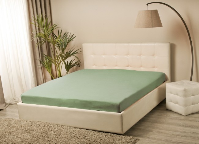 Простыня Tencel на резинке Мерцана (Оливковый) PRORT20 Простыня Tencel на резинке Мерцана (Оливковый) PRORT20