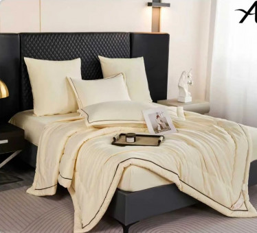 КПБ Alanna одеяло с простыней на резинке и наволочками Сатин Люкс ODLASLR02