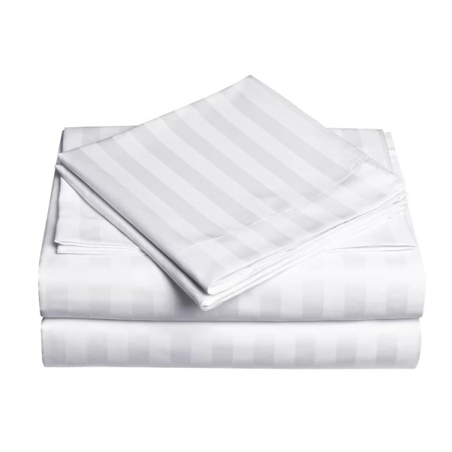 Пододеяльник страйп сатин белый PODSS Пододеяльник страйп сатин белый PODSS