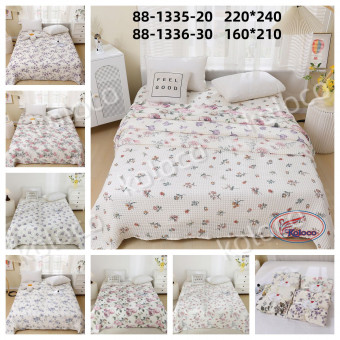 Плед цветной  1,5 спальный koloco 88-1336