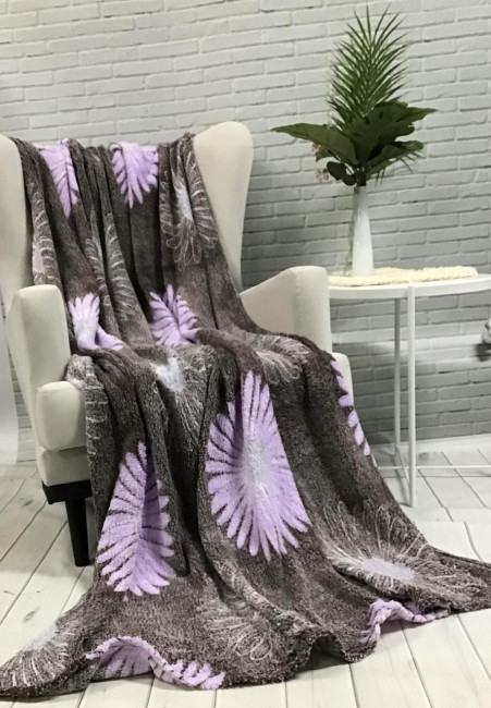 Плед плюшевый 2 спальный Цветок PLECV Плед плюшевый 2 спальный Цветок PLECV