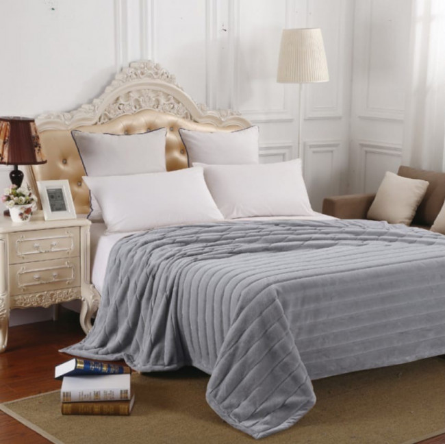 Плед Меховой КРОЛИК ПОЛОСКА Евро в ассортименте PLKRP Плед Меховой КРОЛИК ПОЛОСКА Евро в ассортименте PLKRP