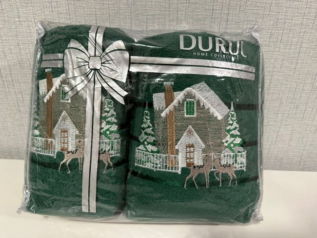 Комплект полотенец Новогодний 2 шт. в упаковке