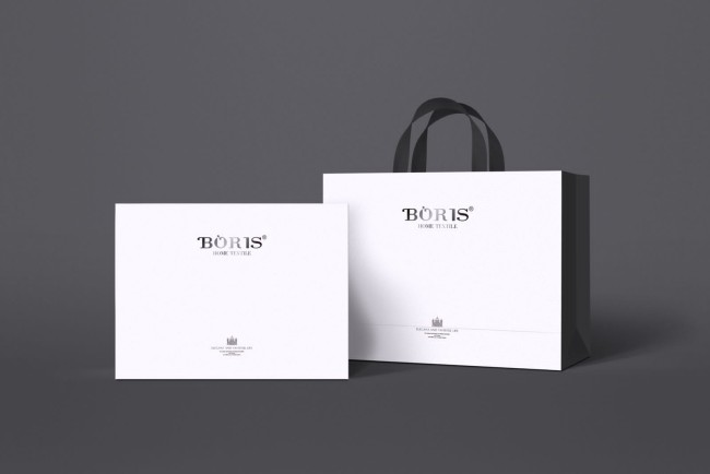 КПБ Boris с вышивкой в коробке BORVB008