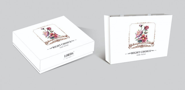 КПБ Lorida Сатин в подарочной упаковке LORB002