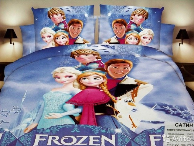 Детское постельное белье 1,5 сатин DET021