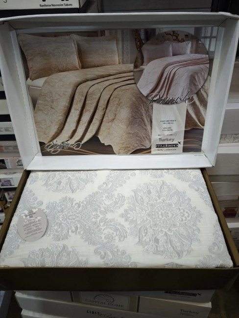 Покрывало MY BED DELUX DAMASK Cotton с наволочками POKDAM01