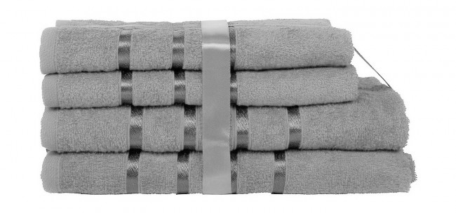 Комплект полотенец 4 шт. махра UZBAD4