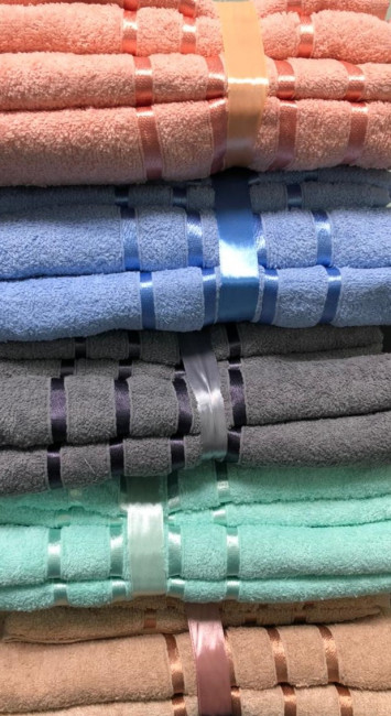 Комплект полотенец 4 шт. махра UZBAD4