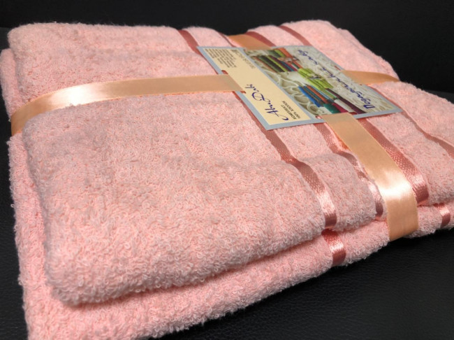 Комплект полотенец 2 шт. махра UZBAD2