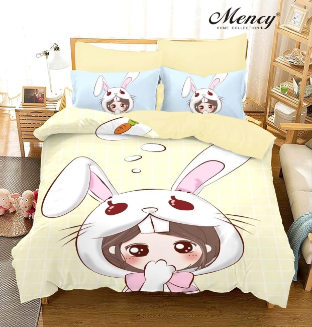 Детский КПБ Mency на резинке по кругу MENDER06