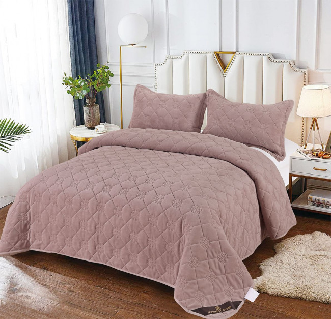 Покрывало Roberto Cavalli велюр с наволочками PORC