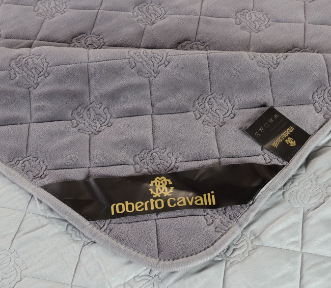 Покрывало Roberto Cavalli велюр с наволочками PORC
