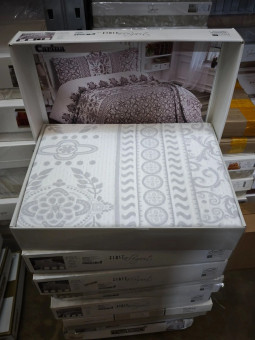 Покрывало MY BED DELUX DAMASK Cotton с наволочками POKDAM05