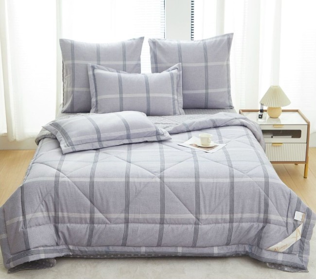 Одеяло Alanna Сатин Люкс с простыней и наволочками ODALAL006