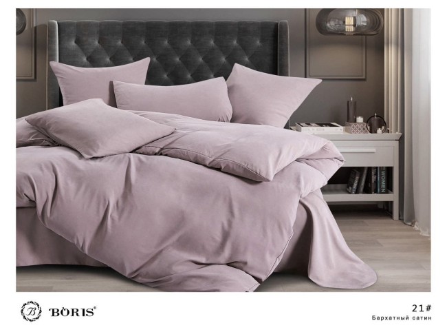КПБ Boris Бархатный Сатин однотонный BORBSO021