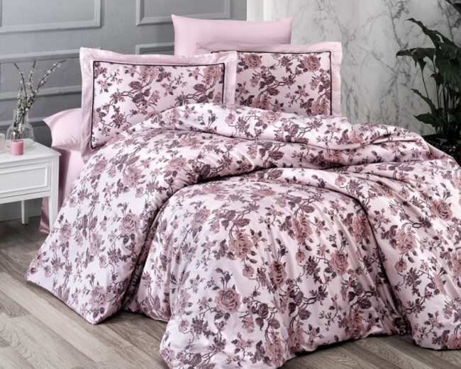 КПБ First Choice Сатин Deluxe - Agora Pudra AK01182 КПБ First Choice Сатин Deluxe - Agora Pudra AK01182