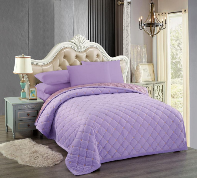 Покрывало Звезда цвет Сиреневый POKARZ11