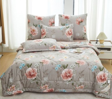 Одеяло Alanna Сатин Люкс с простыней и наволочками ODALAL007